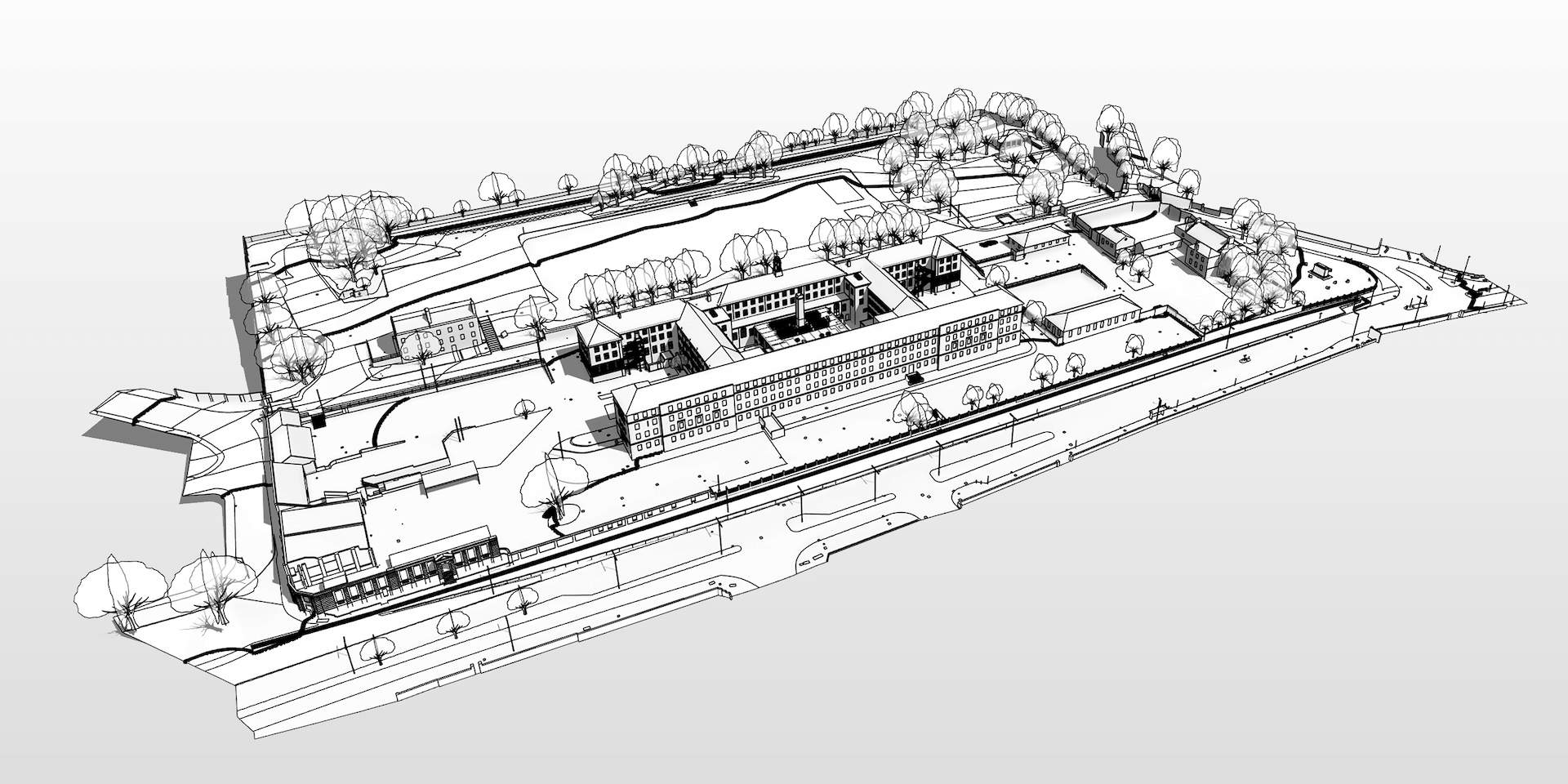 Scan to BIM of Kitchener Barracks, Kent — PointBIM case study
