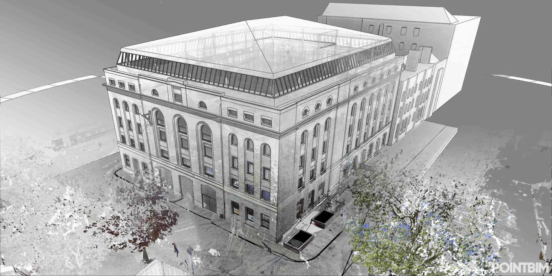 Scan to BIM Bristol – Revit model of Arnolfini Art Gallery