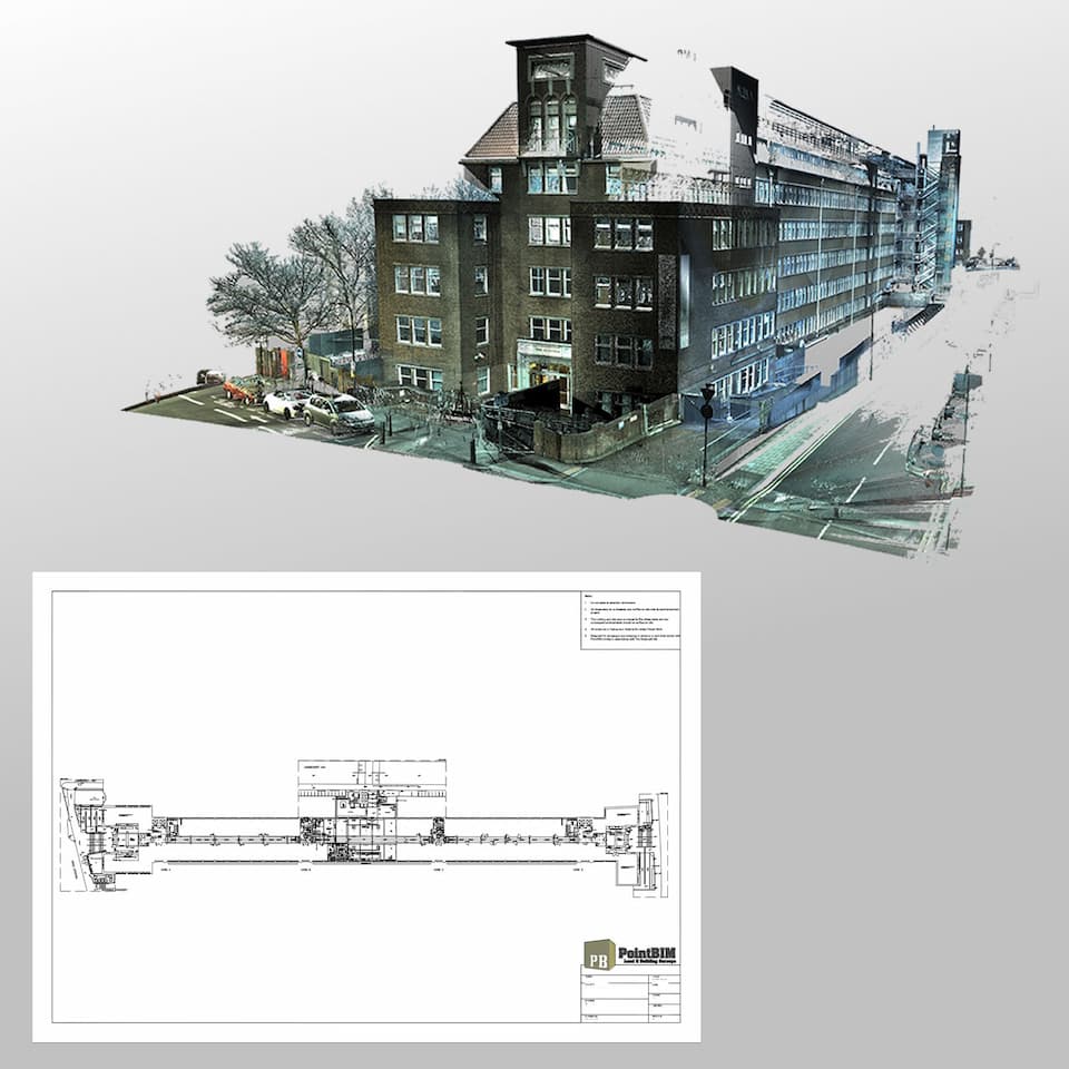 Measured Building Survey, Shepherd's Building, Shepherd's Bush London